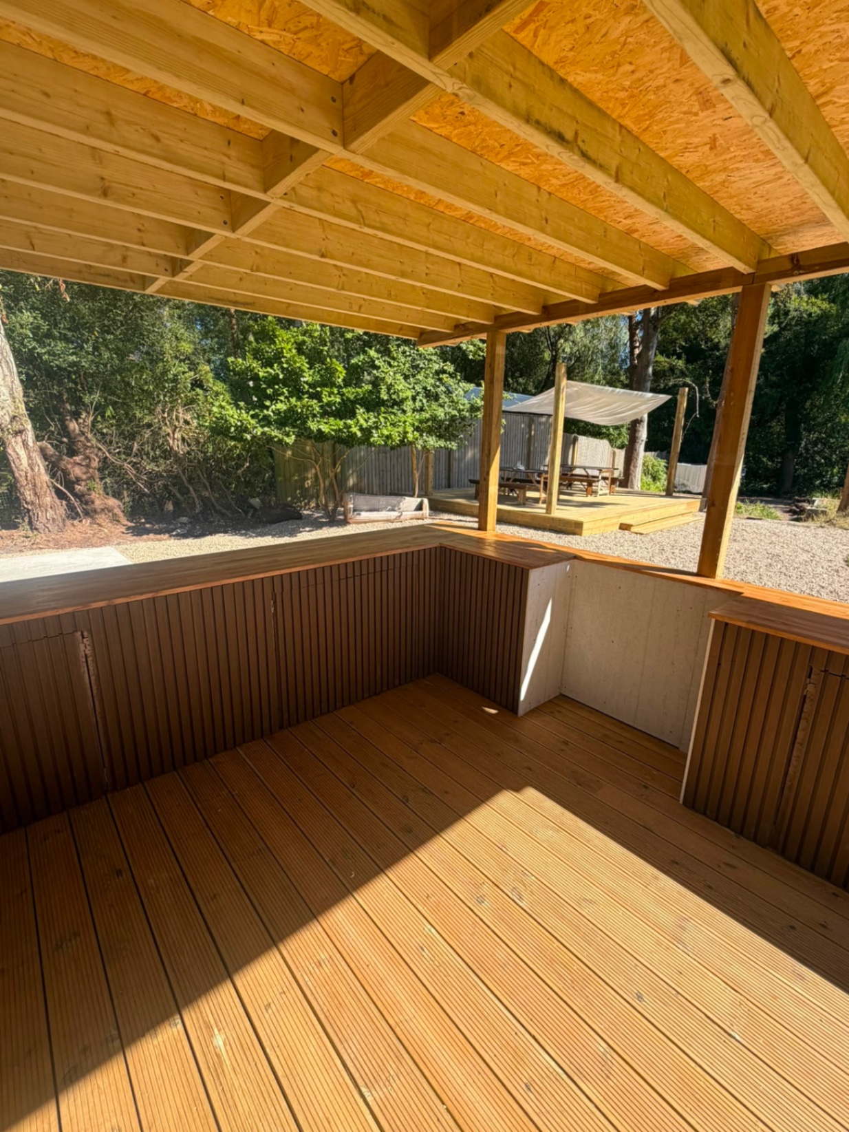 Garden bar under canopy — RINGWOOD
