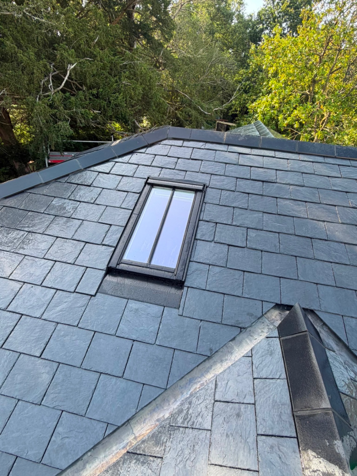 Roof light set into slate — RINGWOOD