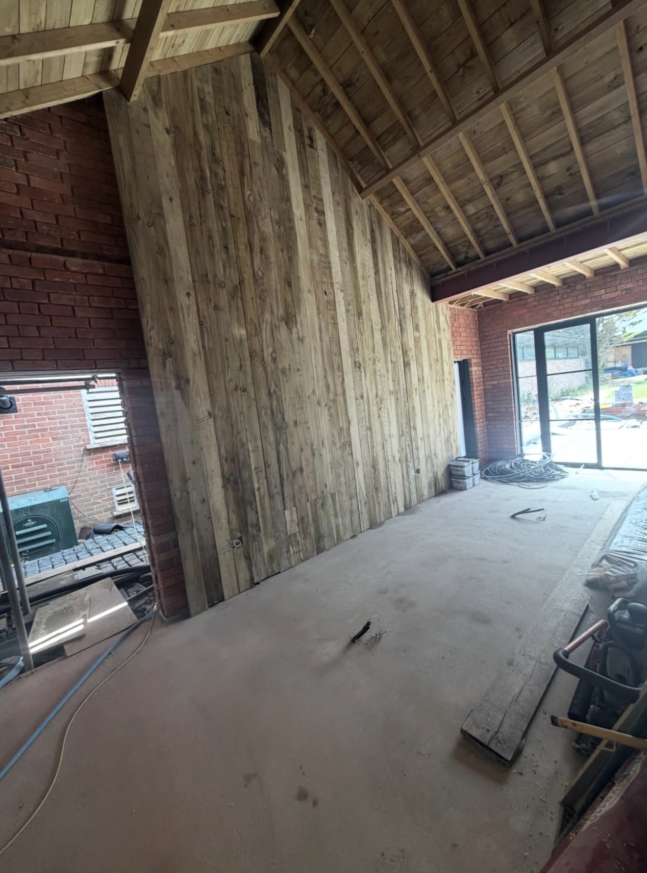Vaulted roof & timber-clad wall — RINGWOOD