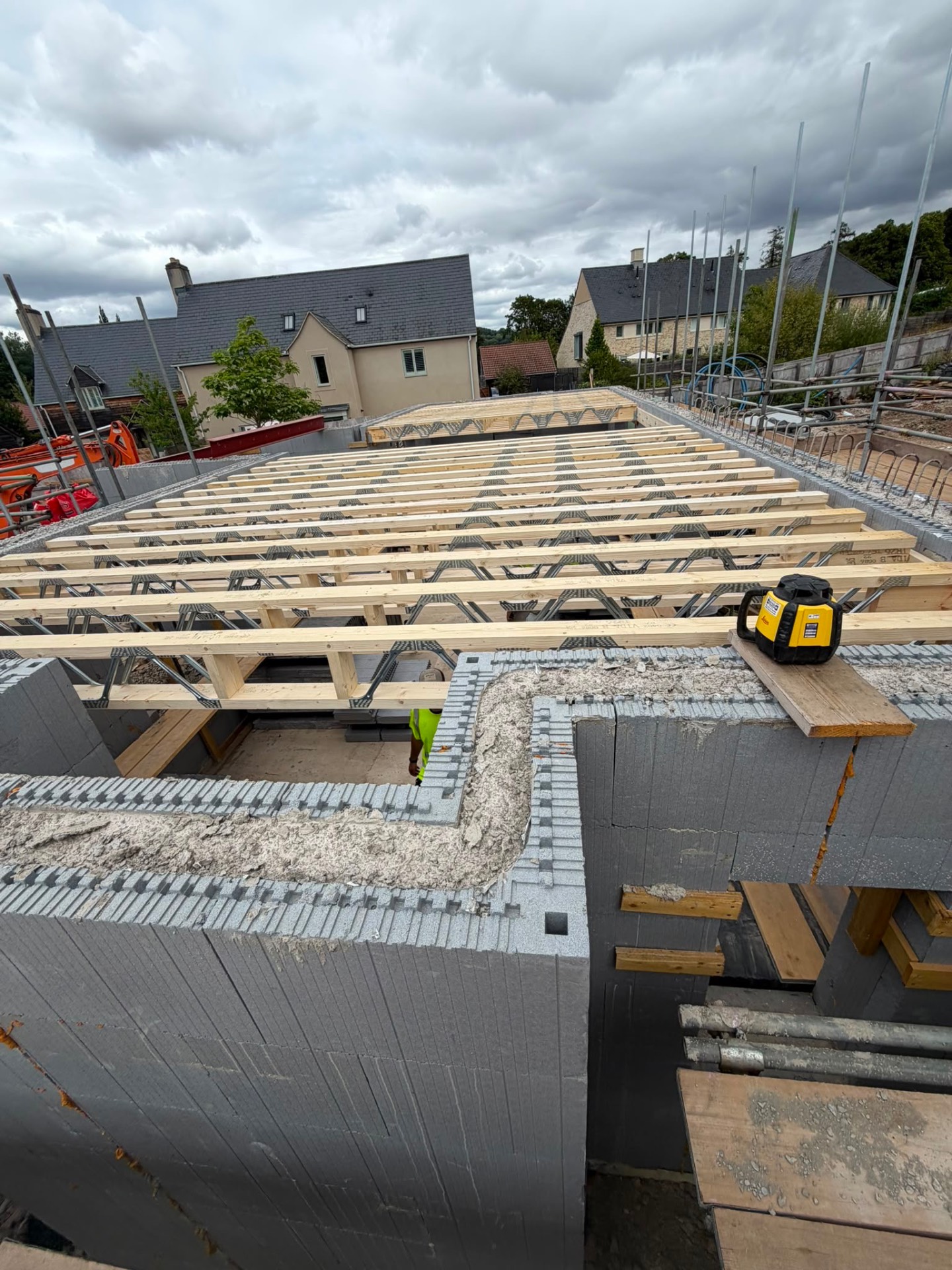 First floor joists & set-out — RINGWOOD