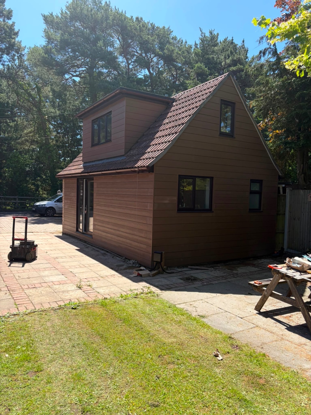 Clad outbuilding with dormer — RINGWOOD