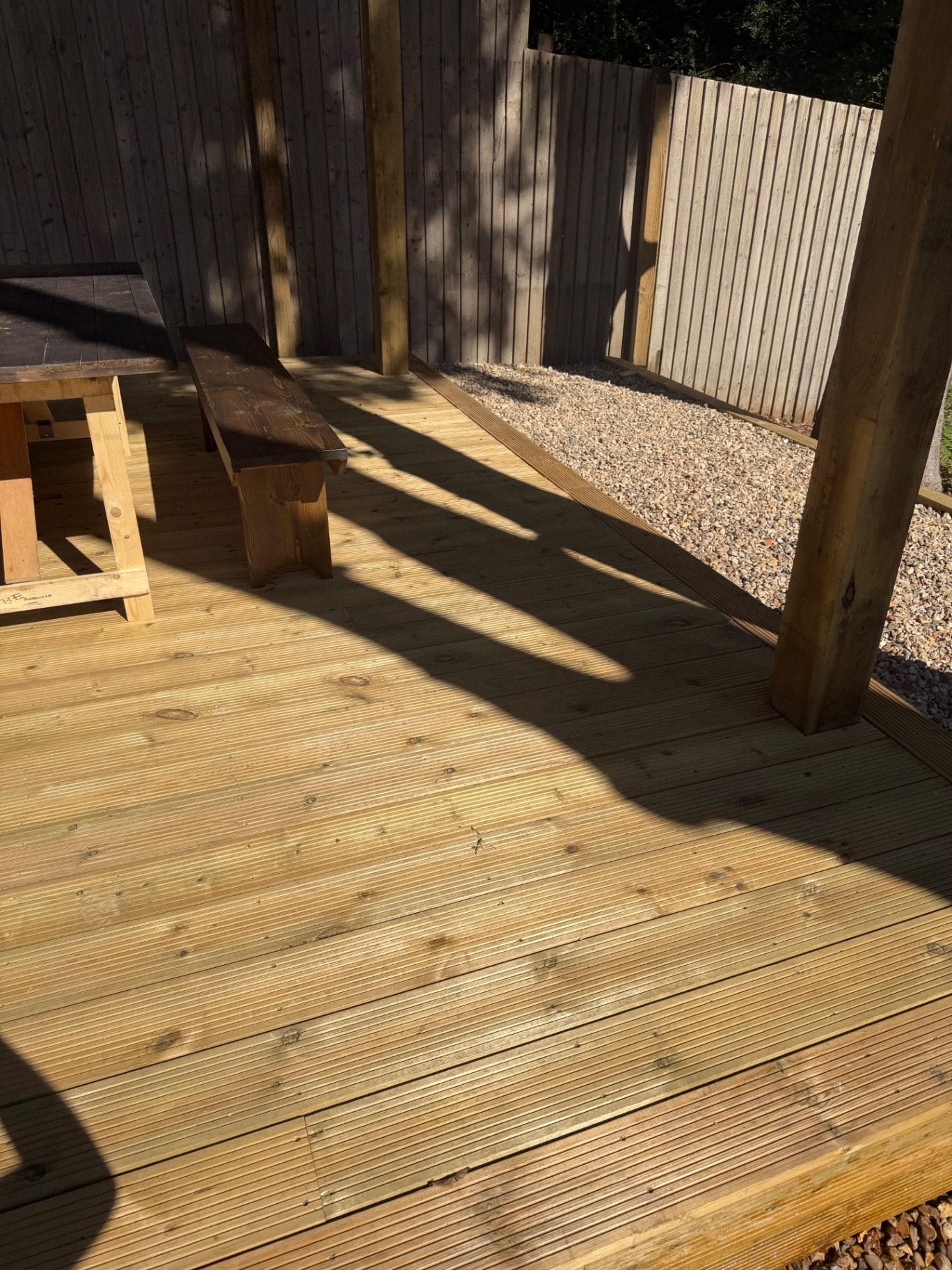 Garden deck terrace — RINGWOOD