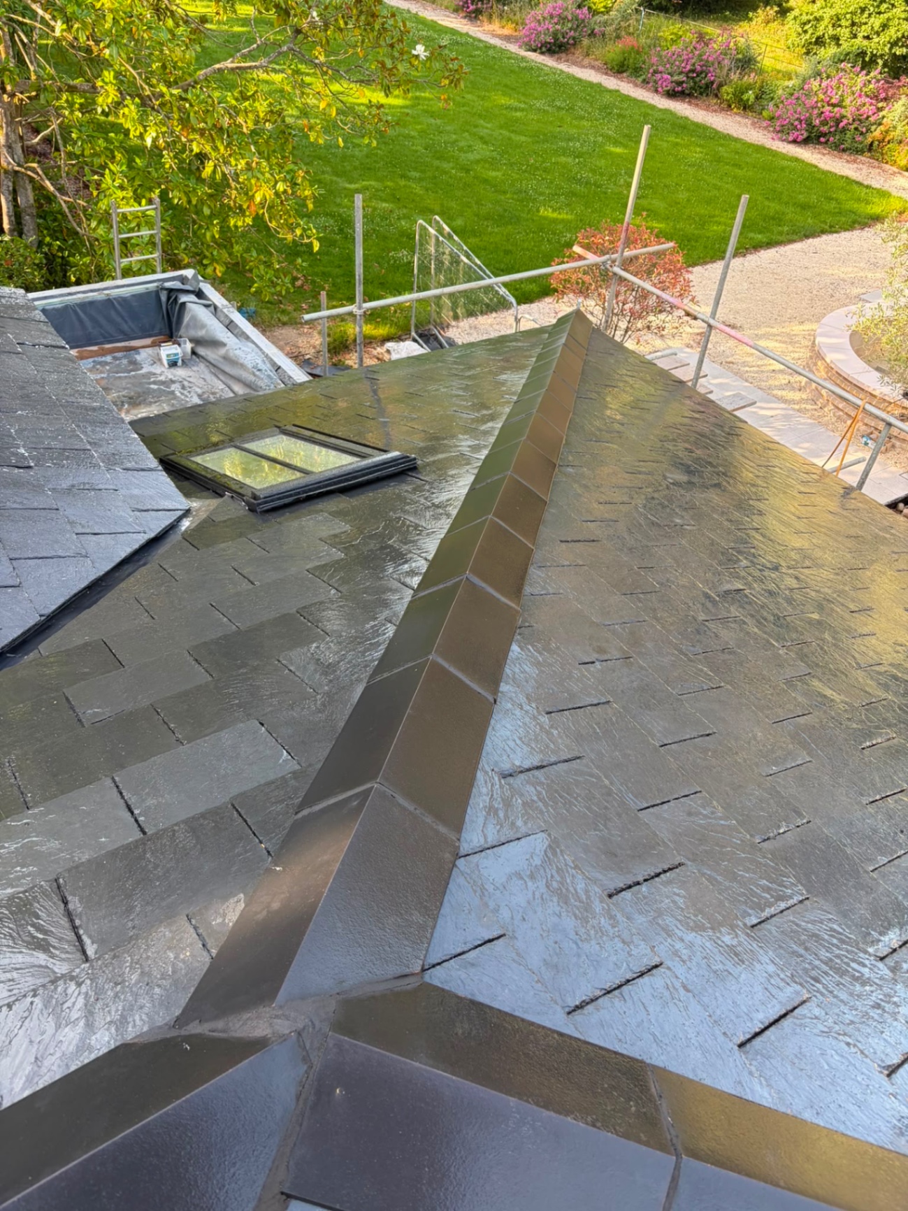 Lead hip roll & roof light — RINGWOOD